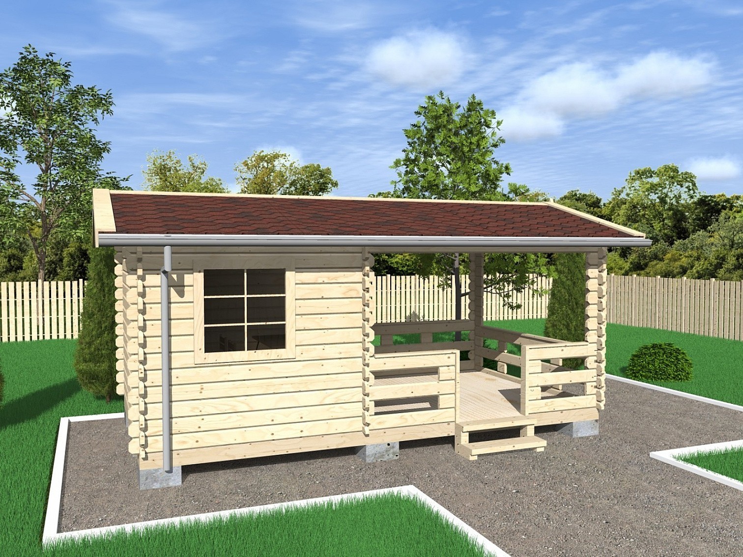 Садовый дом СК Мини 118